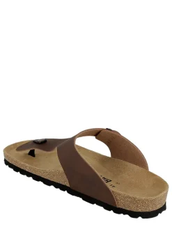 Teenslippers bruin