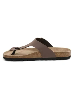 Teenslippers bruin