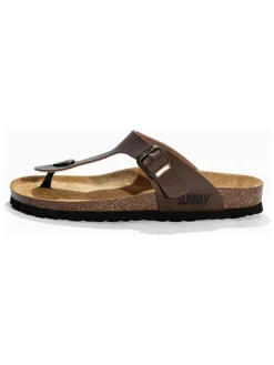 Teenslippers "Camelia" bruin