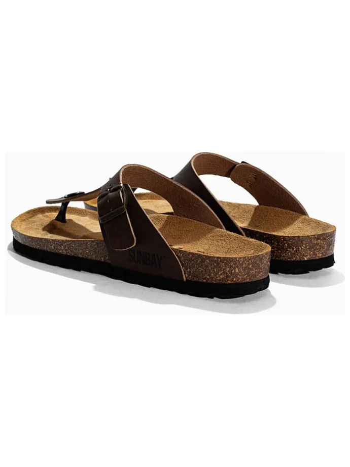Teenslippers "Camelia" bruin
