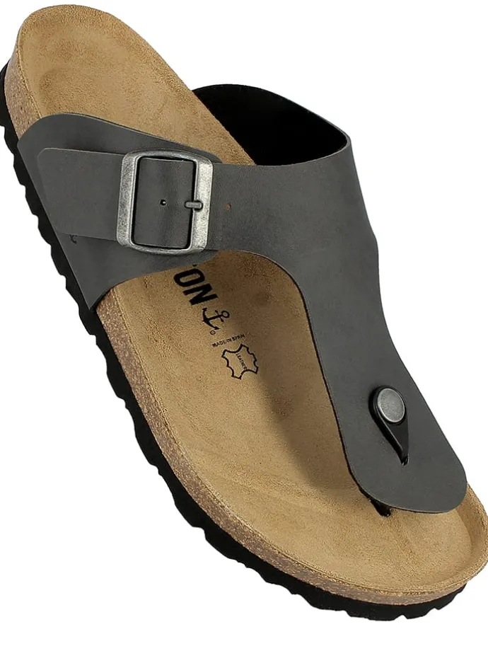 Teenslippers grijs