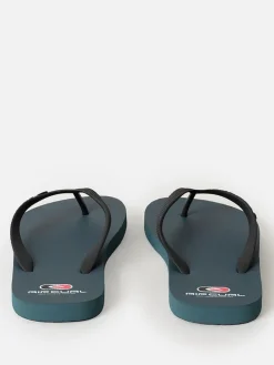Teenslippers "Icons of Surf Bloom" zwart/donkerblauw