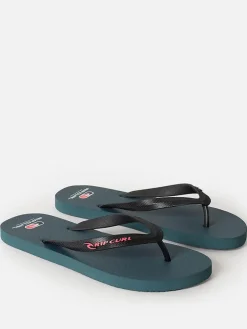 Teenslippers "Icons of Surf Bloom" zwart/donkerblauw