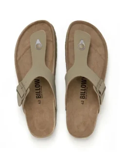 Teenslippers kaki