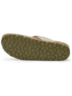 Teenslippers kaki