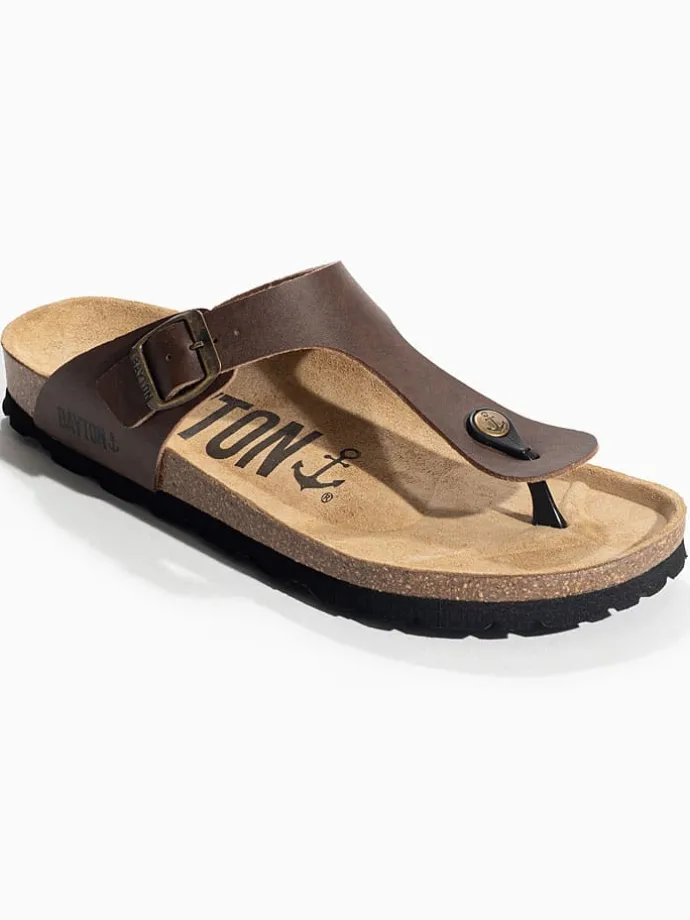 Teenslippers "Mercure" bruin