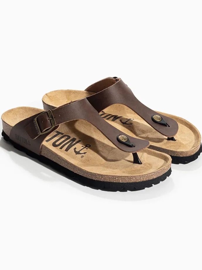 Teenslippers "Mercure" bruin