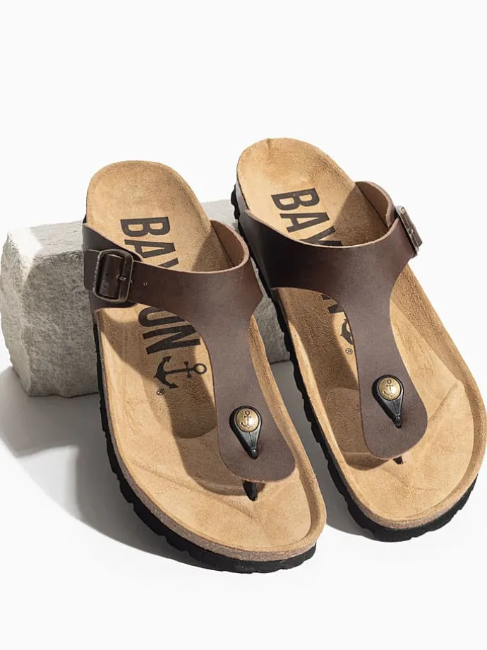 Teenslippers "Mercure" bruin