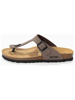 Teenslippers "Mercure" lichtbruin
