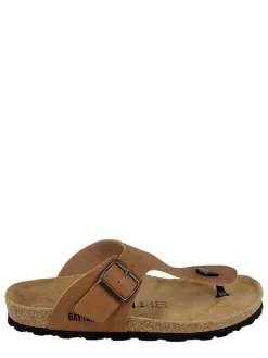 Teenslippers "Mercure" lichtbruin