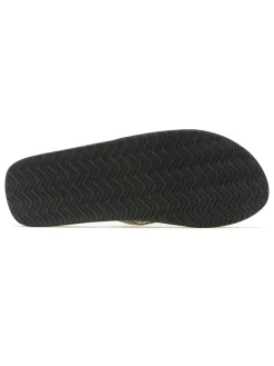 Teenslippers ''Rico'' kaki/lichtgroen