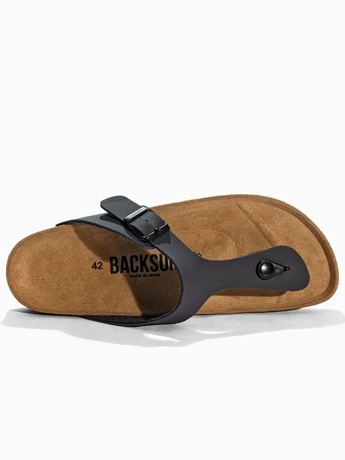 Teenslippers "Singapore" donkerblauw