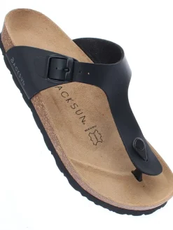Teenslippers "Singapore" zwart