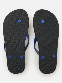 Teenslippers "Wetty Fade Bloom" blauw/zwart