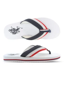 Teenslippers wit/meerkleurig