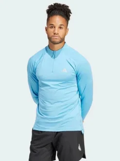 Trainingslongsleeve "GYM+" lichtblauw