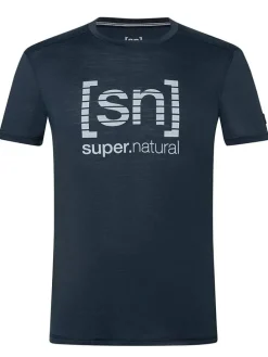 Trainingsshirt "Grid Logo" donkerblauw