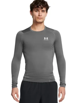 Trainingsshirt "UA HG Armour Comp" grijs