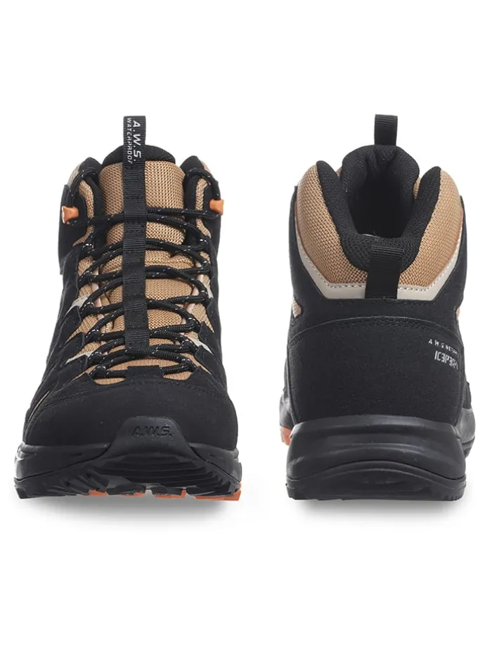 Trekkingboots "Aura" zwart/lichtbruin