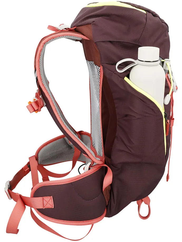 Trekkingrugzak "Nordwest" bordeaux - (B)27 x (H)45 x (D)16 cm