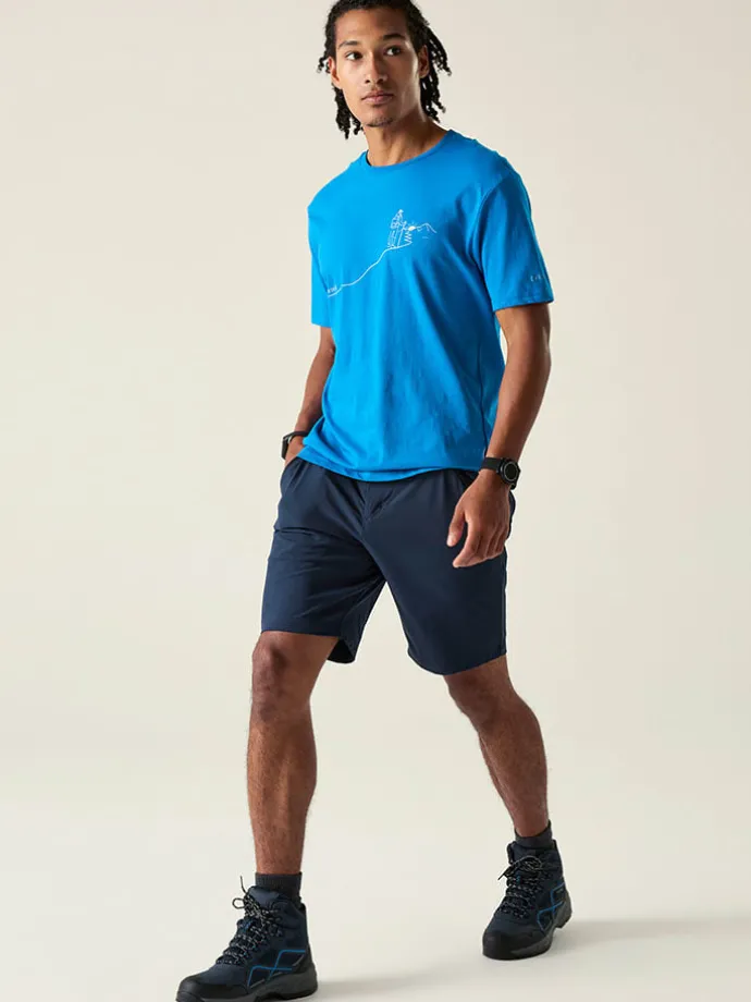 Trekkingshorts "Torrek Lite" donkerblauw