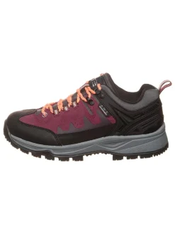 Trekkingsneakers zwart/paars