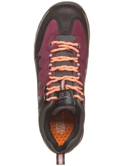 Trekkingsneakers zwart/paars