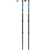 Trekkingstokken "Trivor" zwart/geel/blauw