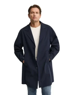 Trenchcoat donkerblauw