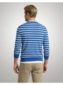 Trui blauw/wit