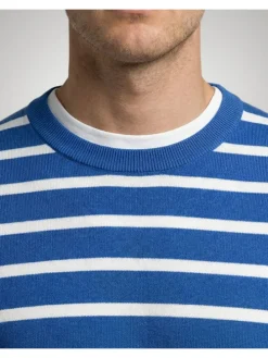Trui blauw/wit