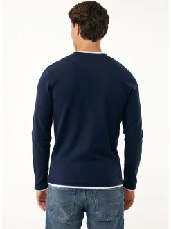 Trui donkerblauw