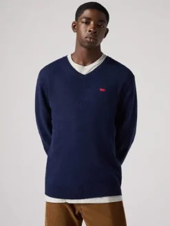 Trui donkerblauw