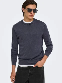 Trui donkerblauw