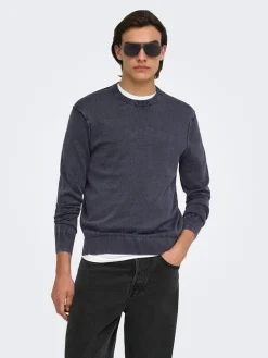 Trui donkerblauw