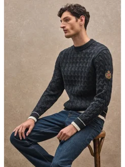 Trui donkerblauw