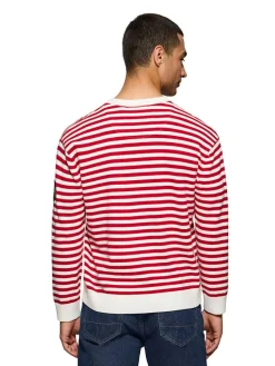 Trui rood/wit