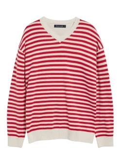 Trui rood/wit