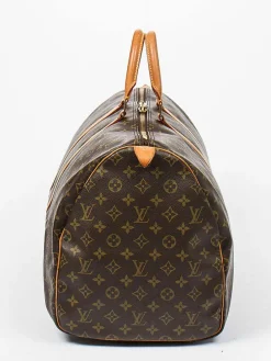 Tweedehands weekendtas "Keepall" bruin - (B)55 x (H)28 x (D)25 cm