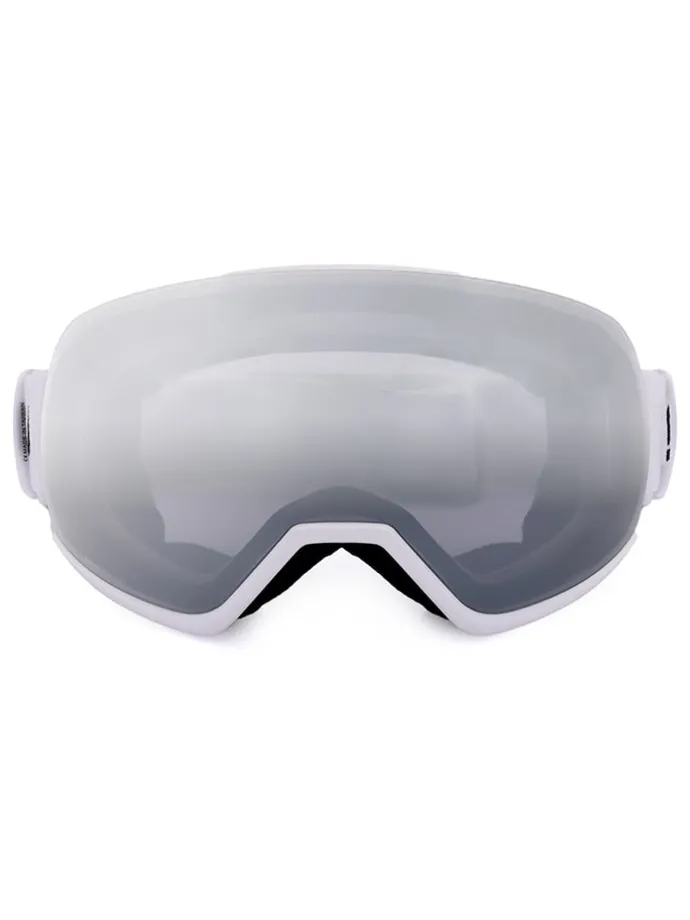 Uniseks-ski-/snowboardbril lichtgrijs