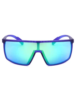Unisekszonnebril blauw/groen