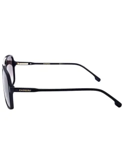 Unisekszonnebril zwart/lichtbruin