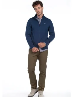 Vest blauw