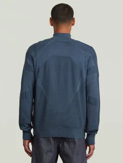 Vest blauw
