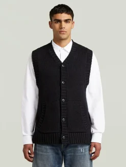 Vest donkerblauw