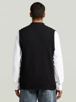 Vest donkerblauw
