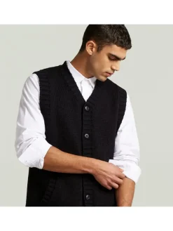Vest donkerblauw