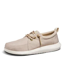 Veterschoenen beige