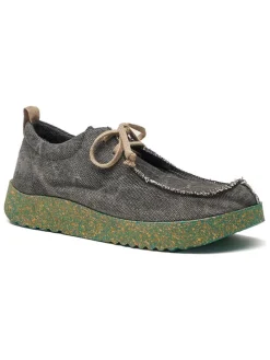 Veterschoenen groen/zwart
