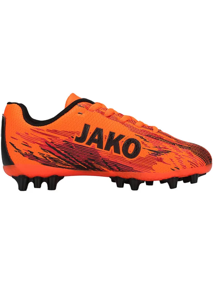Voetbalschoenen voor gras "Stepover" oranje